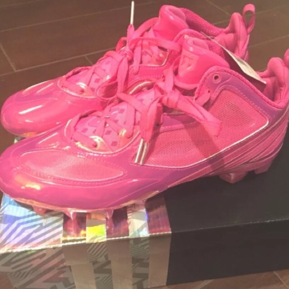 Deadstock NIB RGIII Breast Cancer Football Cleats - Picture 5 of 8